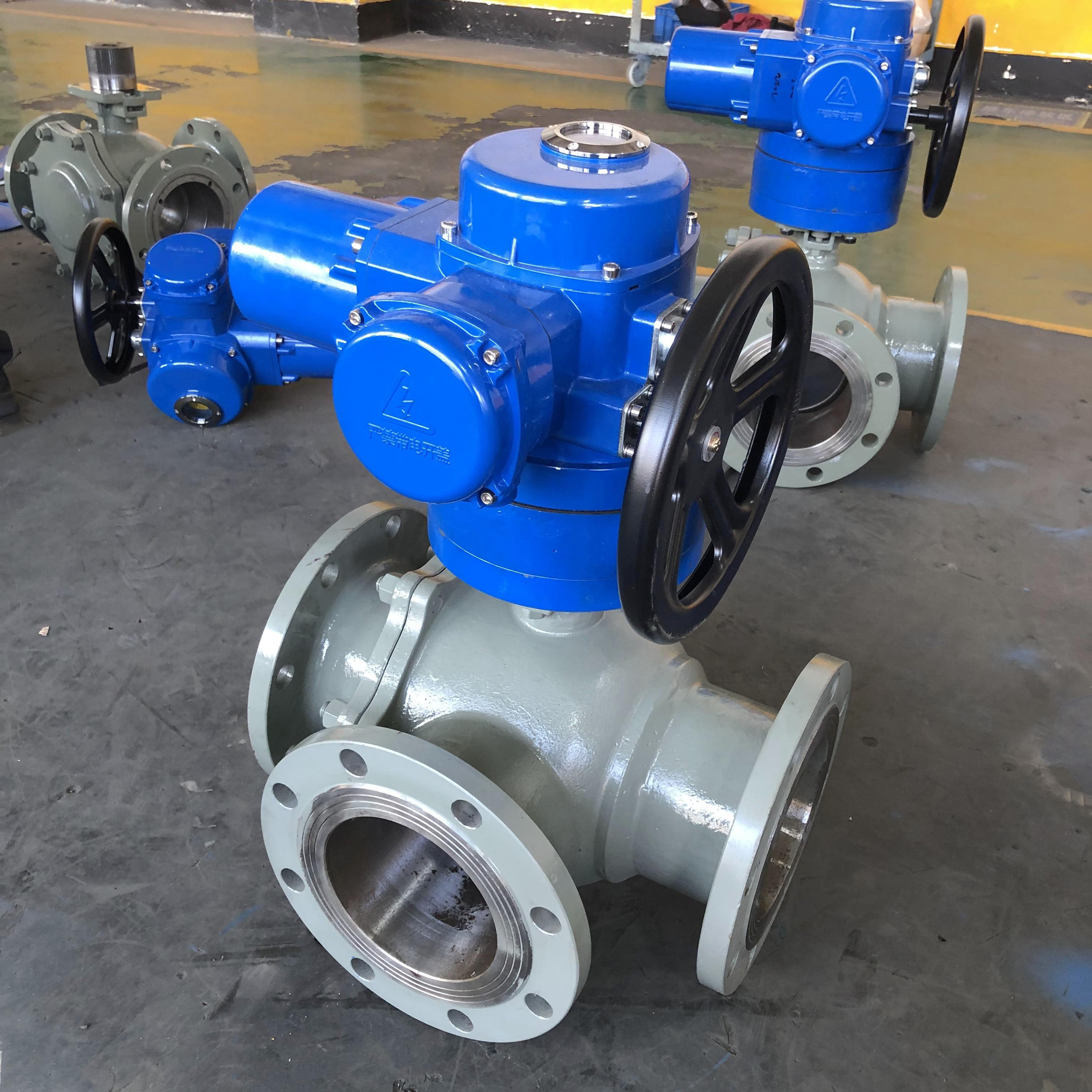 Q945F-16C DN150电动三通球阀t型和l型