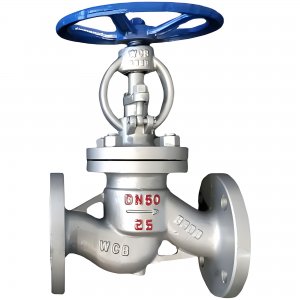 截止阀J41H-25\DN50介质为高温蒸汽及水，温