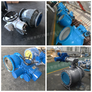 DN500，PN16电动全通径偏心半球阀