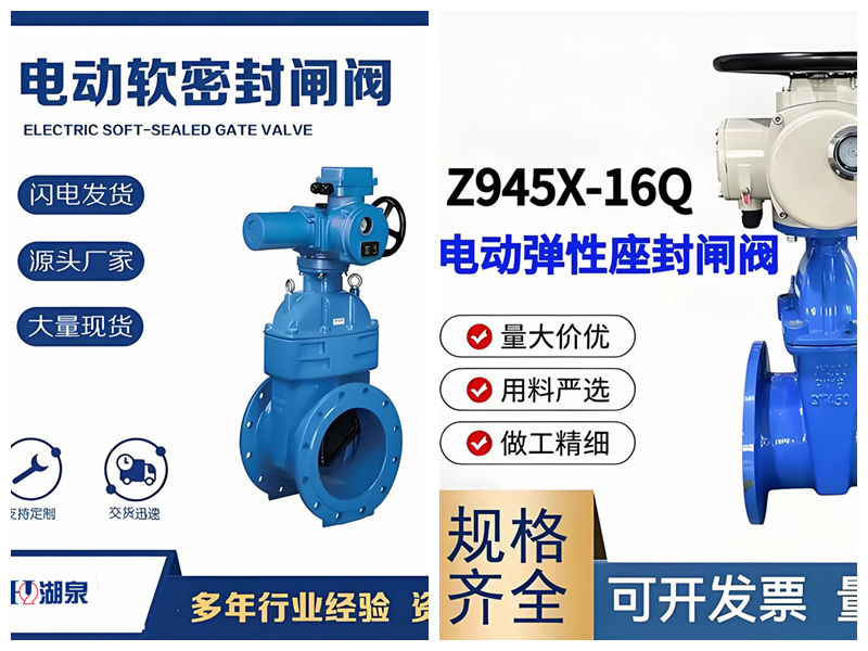电动暗杆软密封闸阀